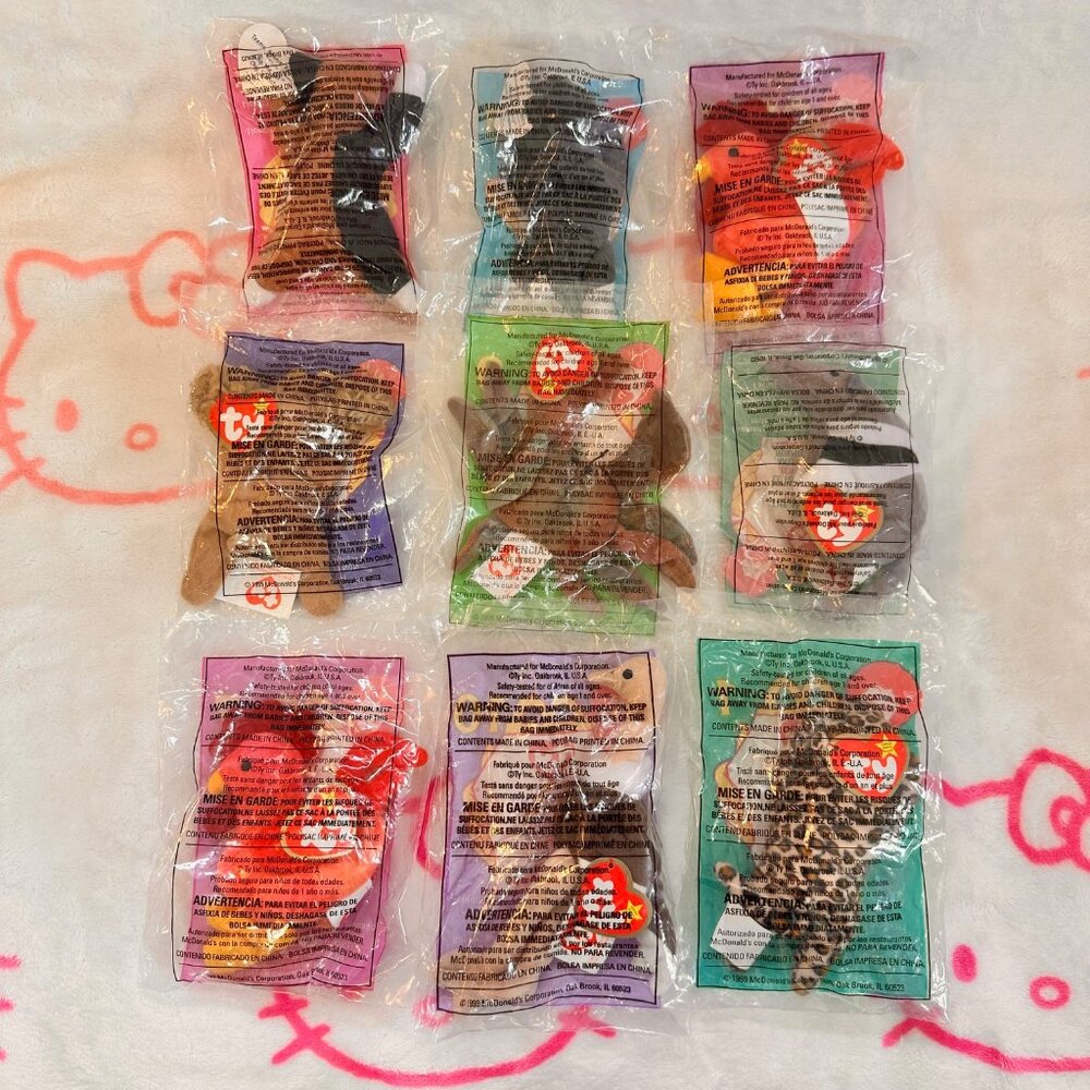 Mc Donald's Beanie baby lot